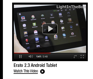 Erato 2.3 Android Tablet