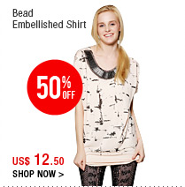Bead Embellished Shirt