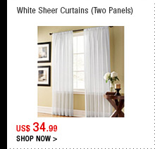 White Sheer Curtains