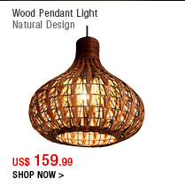 Wood Pendant Light
