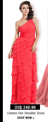 Column One Shoulder Dress