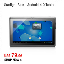 Starlight Blue - Android 4.0 Tablet