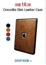 Crocodile Skin Leather Case