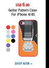 Guitar Pattern Case For iPhone 4/4S