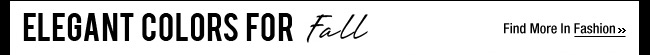 Elegant Colors For Fall 