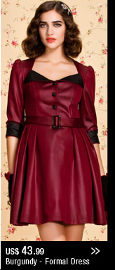 Burgundy - Formal Dress
