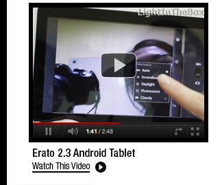 Erato 2.3 Android Tablet