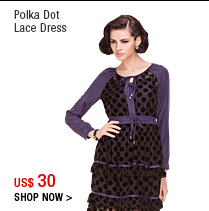 Polka Dot Lace Dress