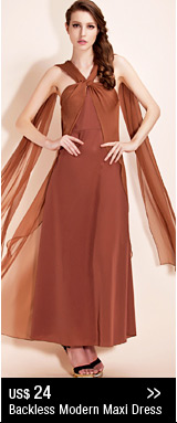 Backless Modern Maxi Dress