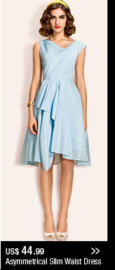 Asymmetrical Slim Waist Dress