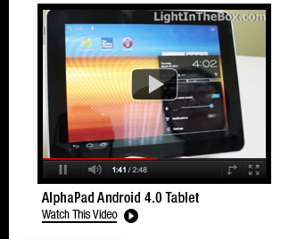 AlphaPad Android 4.0 Tablet
