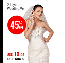 2 Layers Wedding Veil