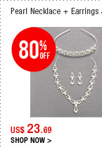 Pearl Necklace + Earrings Set
