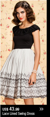 Lace Lined Swing Dress