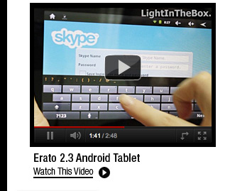 Erato 2.3 Android Tablet