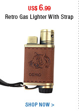 Retro Gas Lighter With Strap