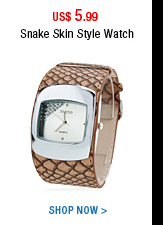 Snake Skin Style Watch