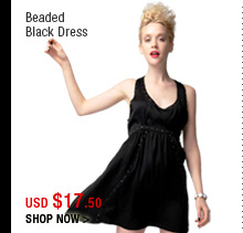 Beaded Black Dress