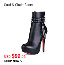 Stud & Chain Boots