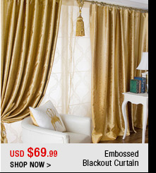 Embossed Blackout Curtain