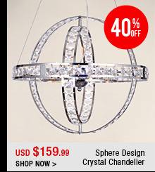 Sphere Design Crystal Chandelier