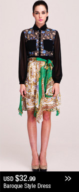 Baroque Style Dress