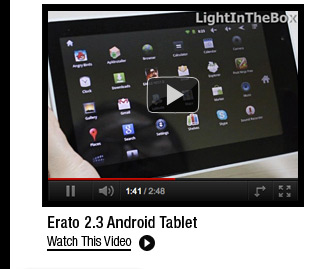 Erato 2.3 Android Tablet