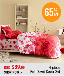 4-piece Full Duvet Cover Set
