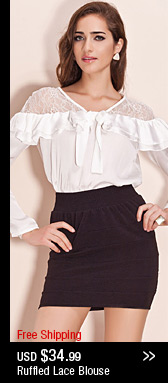 Ruffled Lace Blouse