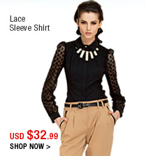 Lace Sleeve Shirt