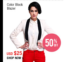 Color Block Blazer