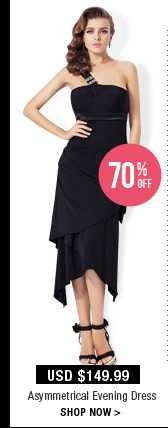 Asymmetrical Evening Dress