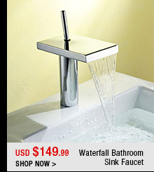 Waterfall Bathroom Sink Faucet