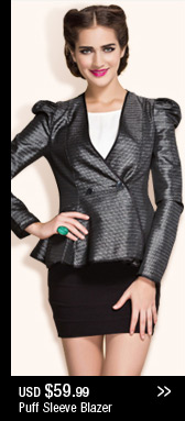 Puff Sleeve Blazer