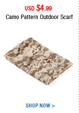 Camo Pattern Outdoor Scarf
