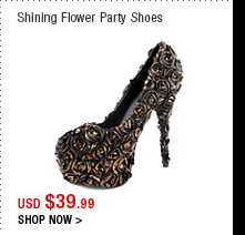 Shining Flower Party Shoes