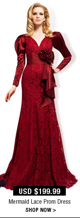 Mermaid Lace Prom Dress