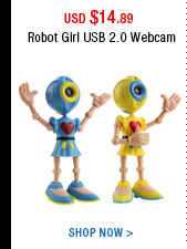 Robot Girl USB 2.0 Webcam
