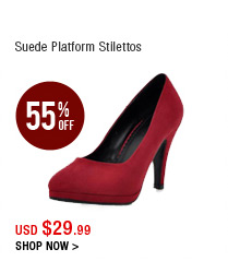 Suede Platform Stilettos