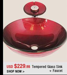 Tempered Glass Sink + Faucet