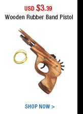 Wooden Rubber Band Pistol