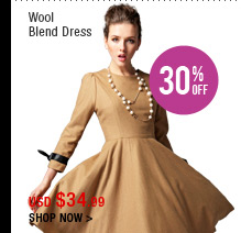 Wool Blend Dress