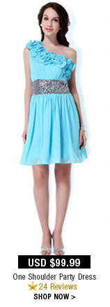 One Shoulder Party Dress