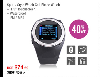 Sports Style Watch Cell Phone Watch