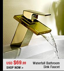 Waterfall Bathroom Sink Faucet