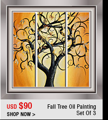 Fall Tree Oil Painting