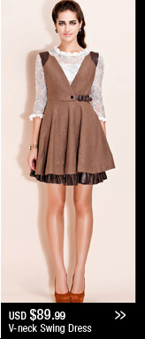 V-neck Swing Dress