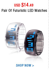 Pair Of Futuristic LED Watches