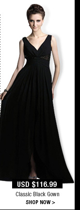Classic Black Gown