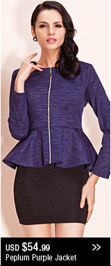 Peplum Purple Jacket